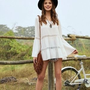 𝅺BOHO Peplum Blouse